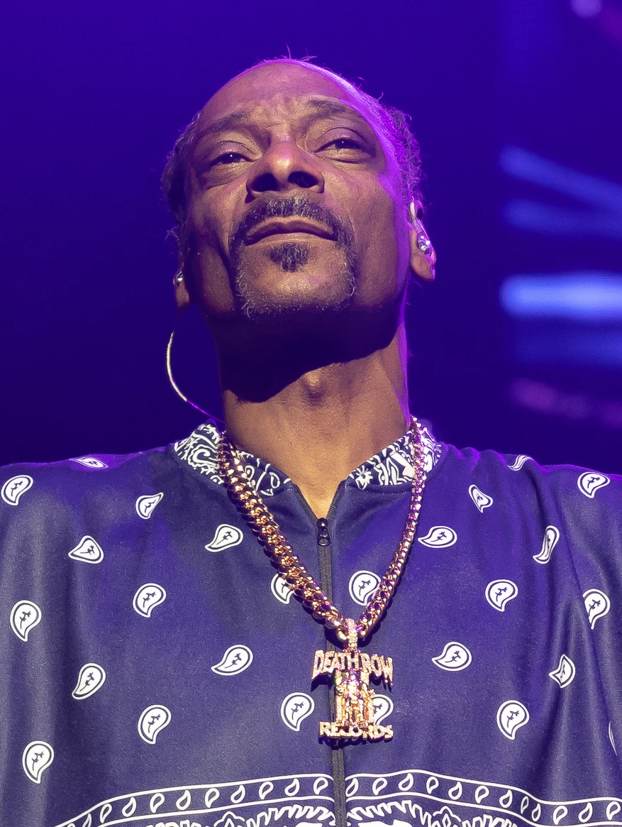 Snoop Dogg performing in Sydney in 2023, photographed by Bruce Baker